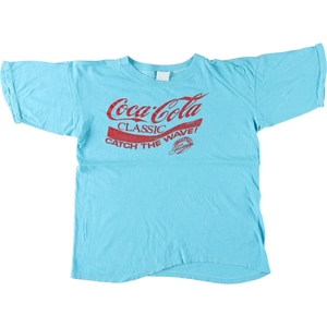 古着 80年代 CORE ONE COCA-COLA コカコーラ アドバタイジングTシャツ レディースL ヴィンテージ /eaa445759 【SS2409_30%】