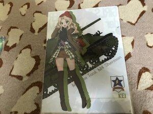 396クリアファイル　ガールズ&パンツァー 一番くじ　ケイ 私服