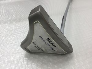 D769-120　②BRIDGESTONE ブリヂストン BEAM NEO MALLET TYPE-Ⅰ/TYPE-1 パター ヘッドカバー付 長さ３３　ゴルフクラブ