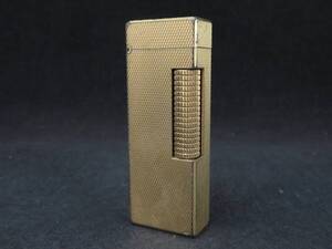 dunhill ダンヒル ガスライター 喫煙具 ゴールドカラー