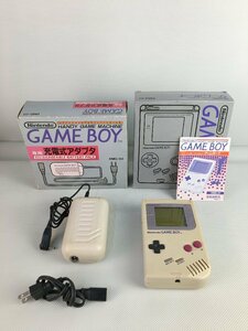 A11398◇任天堂 ニンテンドー Nintendo GAME BOY ゲームボーイ DMG-01 アダプター DMG-03 箱付 ケーブル付 説明書付【保証あり】240723