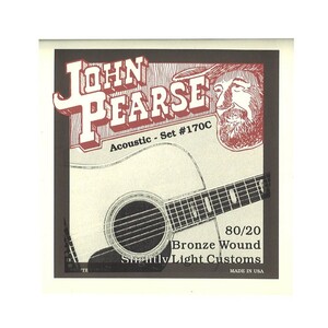 John Pearse String 170C アコースティックギター弦 11-52×6セット