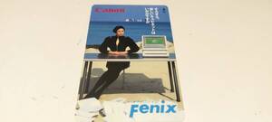 50度数 テレカ 女性モデル Canon キヤノファイル Fenix テレホンカード 55285-10