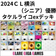 タケルライコexデッキ（CL横浜（シニア） 優勝）