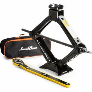 新品 JiiinMiiin チェーン脱着 パンク修理 タイヤ交換 車用 :100mm ジ 機械式 パンタジャッキ 2t 70