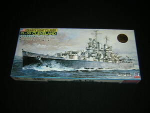 在庫ラスト！模型店倉庫品 ピットロード　1/700　米国海軍 クリーブランド級軽巡 　CL-55 　クリーブランド W-22 未組立品 スカイウェーブ