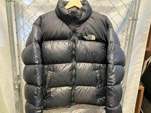 90s THE NORTH FACE NUPTSE DOWN JACKET BLACK 700 NF002YO ザノースフェイス ヌプシ ダウン L 両脇.内側.羽抜け、袖テープ破損