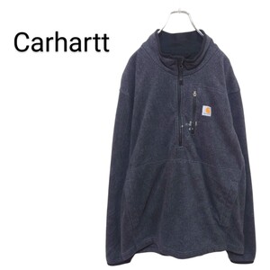 【Carhartt】ハーフジップ フリースジャケット ペイント A-2629