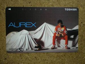 a1990・東芝　鈴木亜久里　F1　テレカ