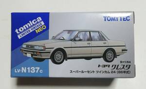 即決！ トミカ リミテッド ヴィンテージ ネオ LV-N137c トヨタ クレスタ スーパールーセント ツインカム24 (ベージュM) 新品・未使用品