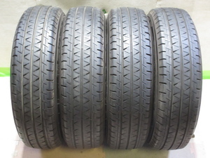 中古タイヤ　185/75R15　ヨコハマ　BluEarth-Van RY55　6.5～8ｍｍ　4本セット