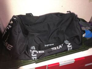 supreme ボストンバッグ ブラック 大容量 極美品