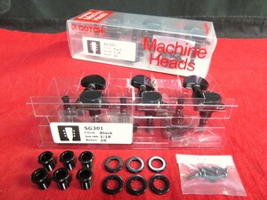 ★新品セール/最安値★GOTOH／SG301-20-B-L3+R3◆国産 高品質 高精度！ ゴトー 糸巻き ロトマチック 片側３連 BK/Black/黒/ブラック