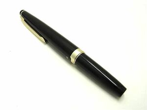 ■美品■ PILOT パイロット ペン先18K 18金 750 万年筆 筆記用具 文房具 ステーショナリー レディース メンズ ブラック系 DE8781