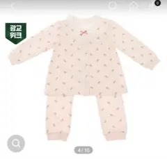 韓国子供服　absorba セットアップ　75 6か月　女の子