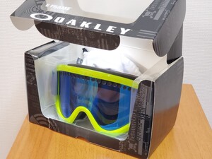 新品同様　OAKLEY E FRAME SNOW オークリー　スノーボード　スノーゴーグル　箱つき　ケースの袋つき