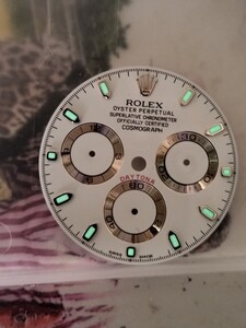 ROLEXデイトナ116520　純正文字盤　針セット 　白文字盤