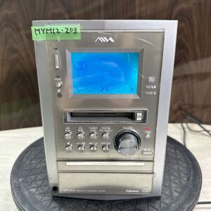 MYM12-203 激安 ミニコンポ SONY CX-LMJ1 COMPACT DISC DECK RECEIVER 通電OK 中古現状品 ※3回再出品で処分