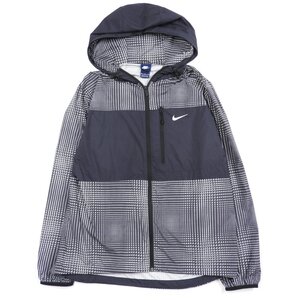 NIKE ナイキ 614798-010 ナイロン ジップパーカー size XL #27692 ウインドブレーカー アウトドア