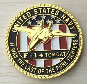 【説明文必読】アメリカ合衆国 空軍 United States Air Force F-14 TOMCAT チャレンジコイン