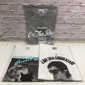 【未開封品】浜田省吾 Tシャツ まとめ Mサイズ SHOGO HAMADA ON THE ROAD 2016 2023 FAN FUN FAN 2017 241120SK750414