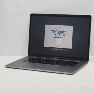 1円~Apple MacBook Pro 15インチ 2018 A1990 Core i7 2.2GHz/16GB/SSD512GB/Mac OS Mojave/AC無【栃木出荷】