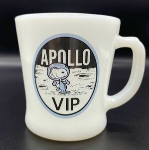 1円〜 美品 ファイヤーキング Fire King 1960年代初期 スヌーピー アポロ SNOOPY APOLLO VIP アドマグ Dハンドル ビンテージ ヴィンテージ