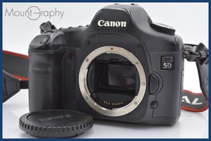 ★極上美品★ キヤノン CANON EOS 5D ボディキャップ、ストラップ ★完動品★ 同梱可 #kw545