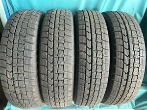 2021年製155/65R14バリ山！中古タイヤ4本セット　 DUNLOPダンロップ ウィンターマックス02 WM02スタッドレス バリ溝 