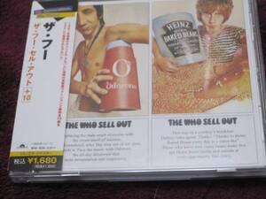 帯付美品The Who/ザ・フー・セル・アウト+10