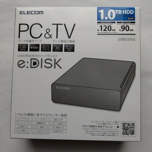 新品 エレコム PC&TV 1.0TB HDD