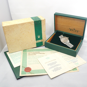 ROLEX デイトジャスト 1601 SS/WG BOX ギャランティー クロノメーター証明書付き