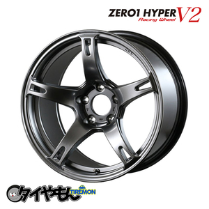 CST ZERO1 HYPER v2 ゼロワンハイパー 18インチ 5H114.3 9.5J +30 2本セット ホイール シルバー シルビア 180sx チェーサー スカイライン