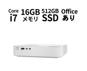 【Lenovo】90W2004YJM　IdeaCentre Mini Gen 8：Core i7*13620H/16GB/512GB SSD NVMe(OSProに変更・Office認証) 新品！