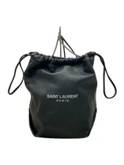 SAINT LAURENT ショルダーバッグ レザー ブラック 538447 