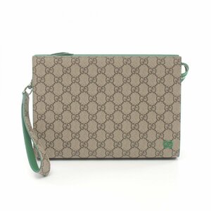 グッチ GGスプリーム ブランドオフ GUCCI PVCコーティングキャンバス セカンドバッグ クラッチバッグ GGスプリームキャンバス 中古 メンズ