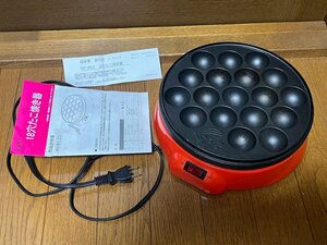 数回使用 １８穴 たこ焼き器 タコ焼き器 east 株式会社アズマ　ホットプレート ホットケーキ パンケーキ