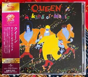 ☆彡高音質【帯付SHM-CD】クイーン Queen / カインド オブ マジック →フレディ マーキュリー・ONE VISION ひとつだけの世界・ハイランダー