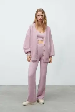 ZARA ニットカーディガン