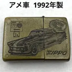 Zippo TickledPink アメ車 ブラス 1992年製