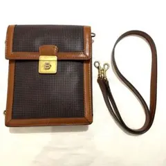 【美品】BALLY バリー　2way ショルダーバッグ　バイカラー　総柄　人気