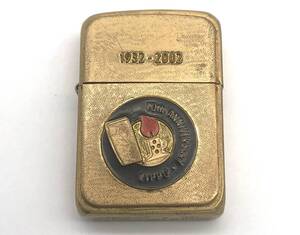 ZIPPO ジッポー 70th ANNIVERSARY 1932-2002 記念ライター 喫煙具 ゴールド 70周年 火花確認済み