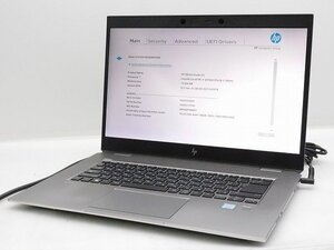 【1円スタート】hp Zbook Studio G5 4RG80PA#ABJ Core 7 8750H 2.2Ghz 16GB 15.6インチ OSなし BIOSのみ