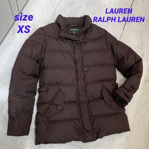 ☆美品☆LAUREN RALPH LAUREN ダウンジャケット ブラウン XS