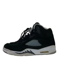 NIKE◆AIR JORDAN 5 RETRO_エアジョーダン 5 レトロ/26cm/BLK