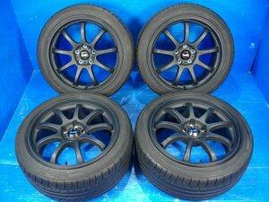 【H】LHERMEISTER LM SPORT FINAL 18インチ 8.5J +45 5H PCD114.3 FALKEN ZIEX ZE914 245/40R18 2020年製 4本 WRX STi VAB GRB GVF