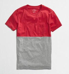 即決 送料無料！J.CREW ジェイクルー COLOR BLOCK TEE カラーブロック Tシャツ S