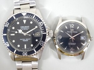 ジャンク 2点セット まとめて ORIENT オリエント ORIENT STAR オリエントスター 597302-70 ダイバー ER00 C0 CA 21石 自動巻き 腕時計