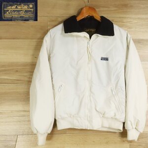 J5T/O1.10-9　　80s～　ビンテージ　米国製　Eddie Bauer　エディーバウアー　裏フリース　ナイロンジャケット　M　ジャンパー　ブルゾン