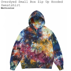 Supreme Overdyed Small Box Zip Up Hooded Sweatshirt Multicolor L シュプリーム スモール ボックス ロゴ フーディー パーカー